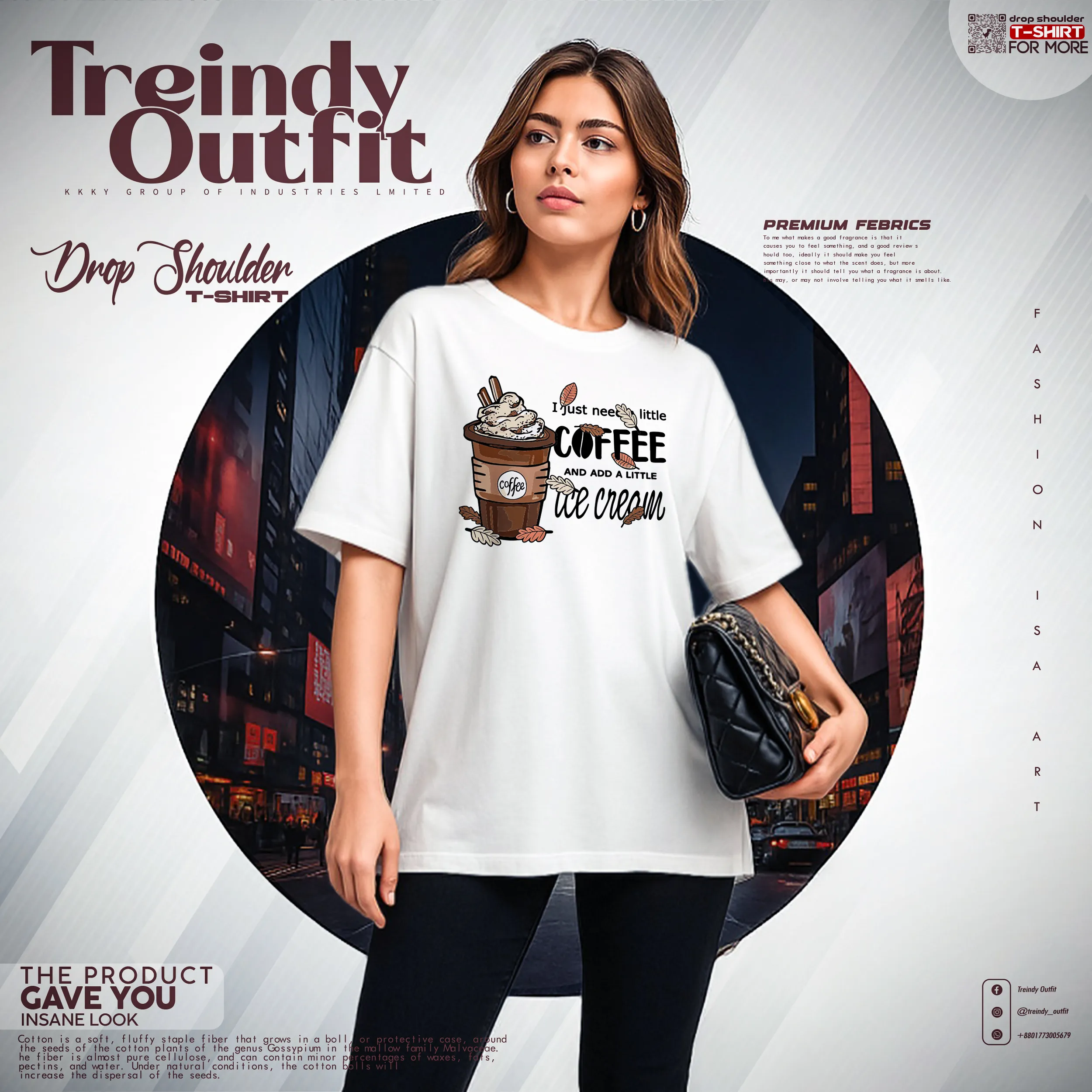 Women Drop Shoulder T-Shirt